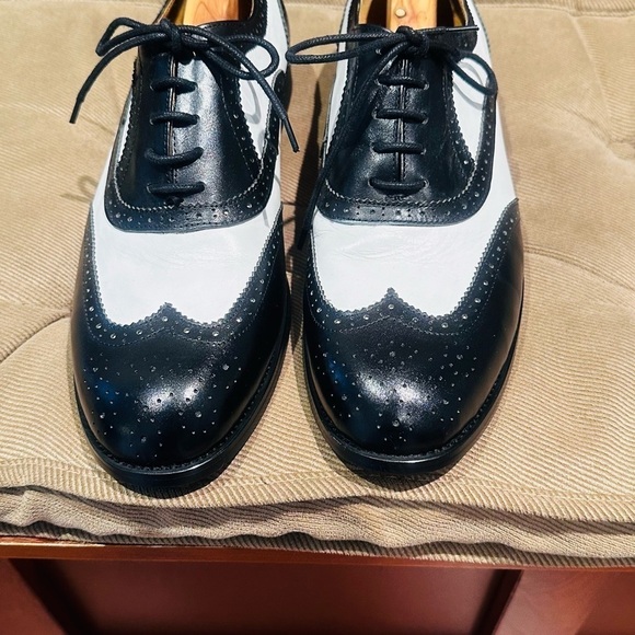 Royal Wind Black White Spectator Shoes. - Picture 15 of 15